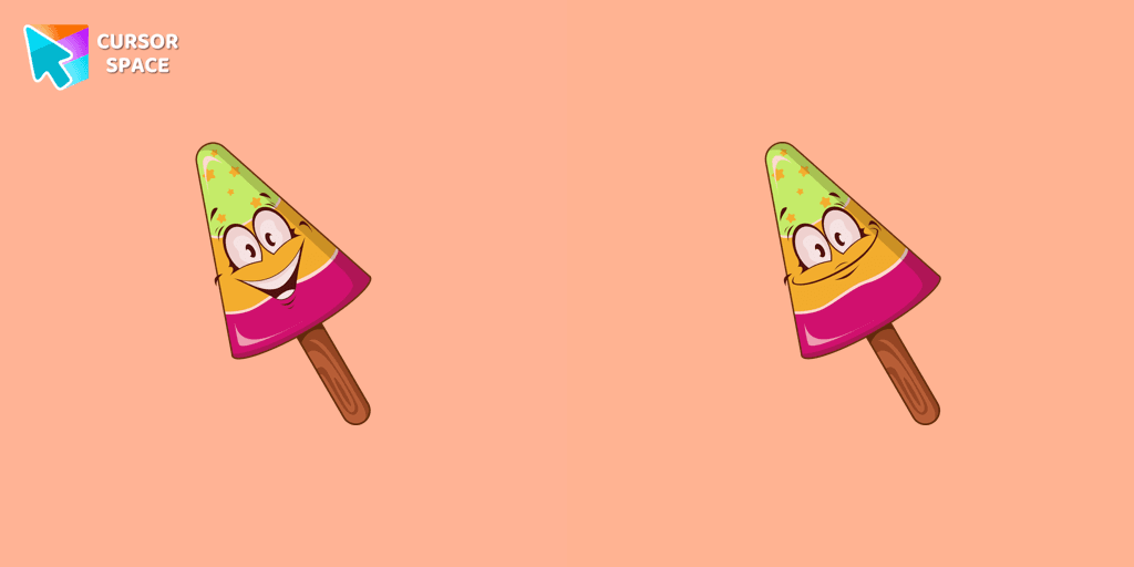Smiley Ice Cream cursor cursor pack